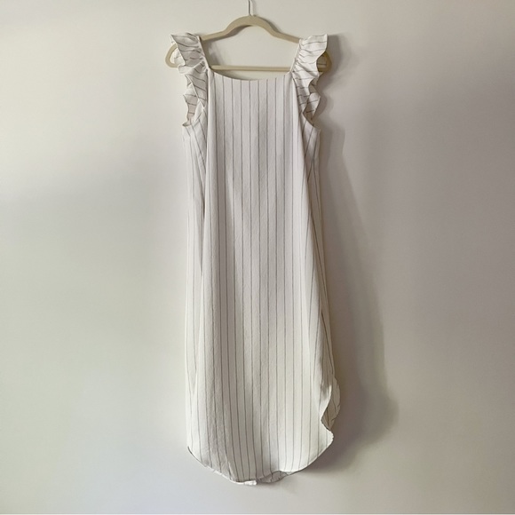 Hatch The Jenna Maternity Midi Dress in Ivory & Black Stripe Size 1 S/M … - Picture 5 of 10